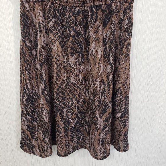 Maurices NWOT snake print strappy dress with elastic waist - Picture 8 of 9